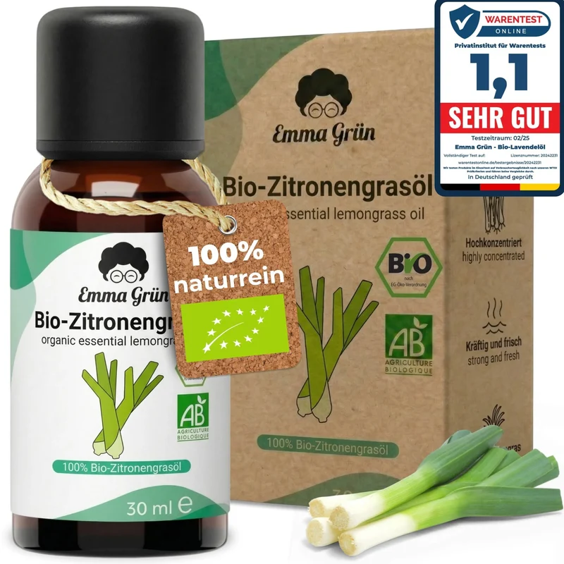 Bio-Zitronengrasöl (30 ml)