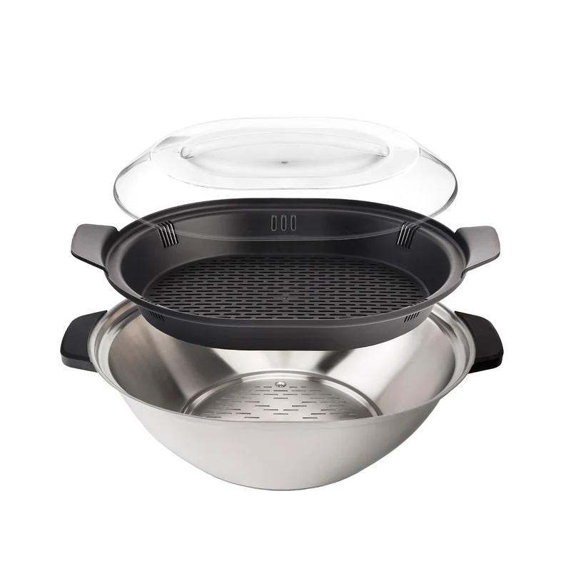 Vaporera Inox: Conjunto Completo Next