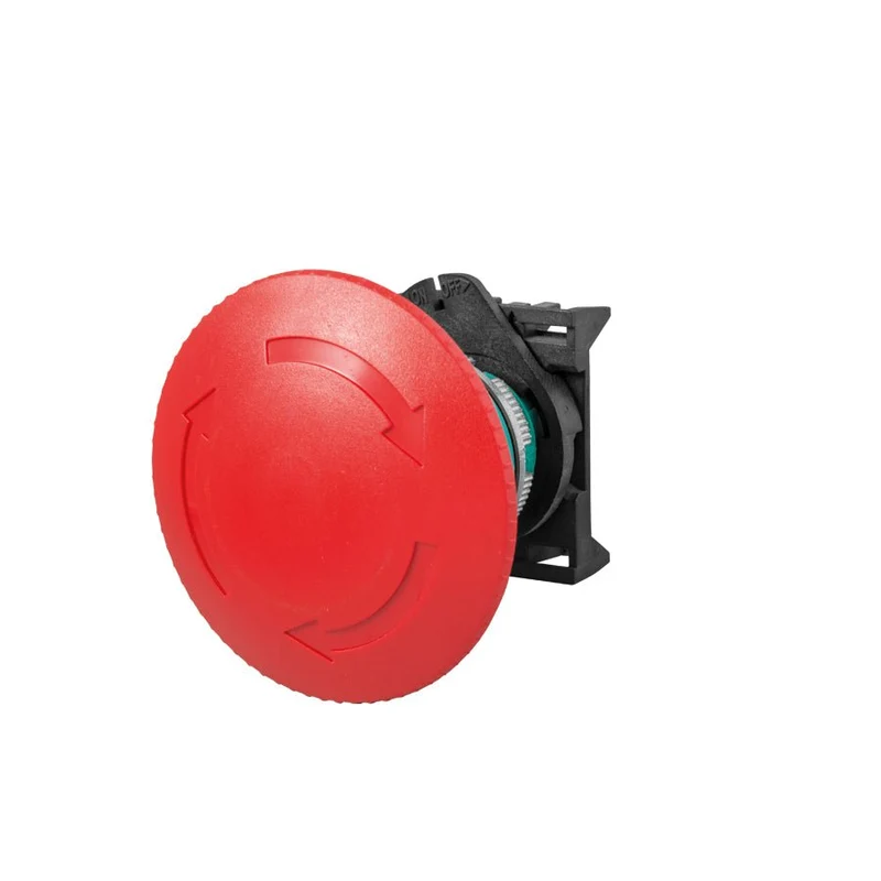 Giovenzana PPFN1R6N Mushroom Push Button Twist-to-Release 60mm Red