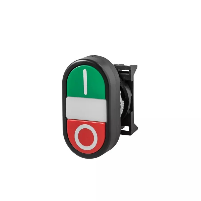 Giovenzana PPDLR Red-green dual flush push button lighted I-O