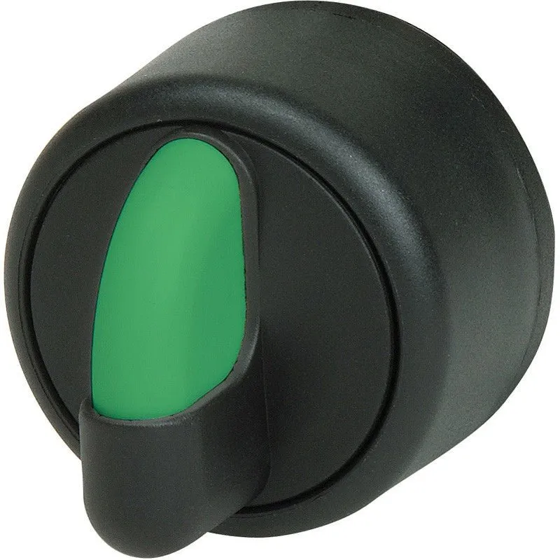 Giovenzana PSMB2T3 Knob Selector Switch Green left-0-right 3-position 45deg