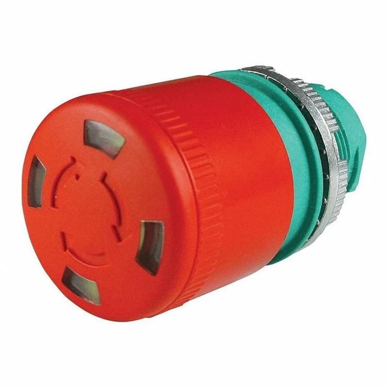 Giovenzana PL013001 Mushroom Push Button Twist-to-Release 30mm Vision