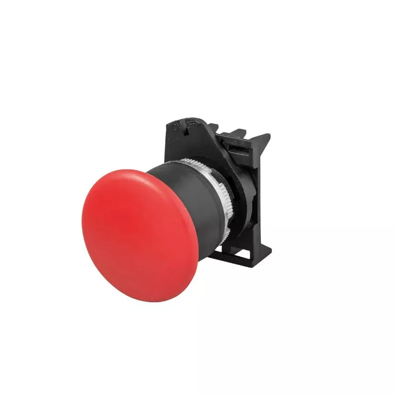 Giovenzana PPFN1S4N Mushroom Push Button Latched 40mm Red