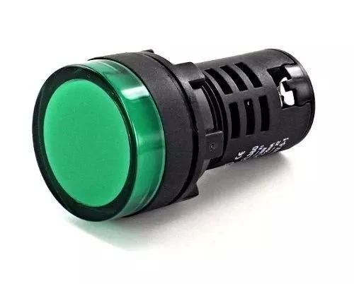 Giovenzana PLML2L24 Pilot Light LED Green 24V AC/DC 22mm Panel