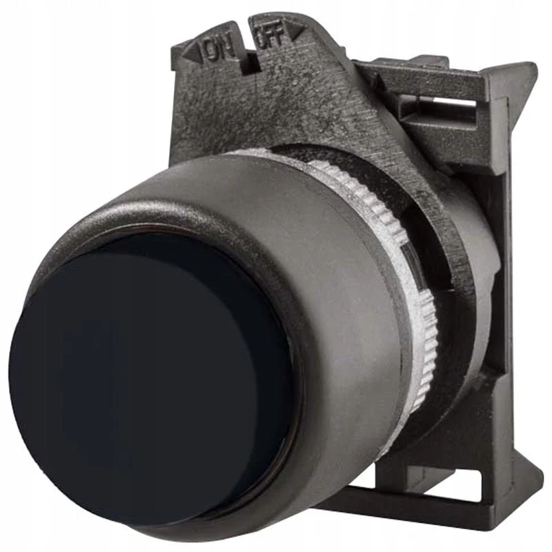 Giovenzana PPSN8 Push Button Black Extended 22mm