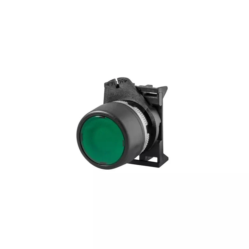 Giovenzana PPRL3 Push Button Yellow Flush 22mm illuminable