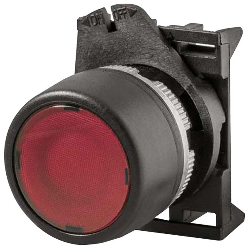 Giovenzana PPRL1 Push Button Red Flush 22mm illuminable
