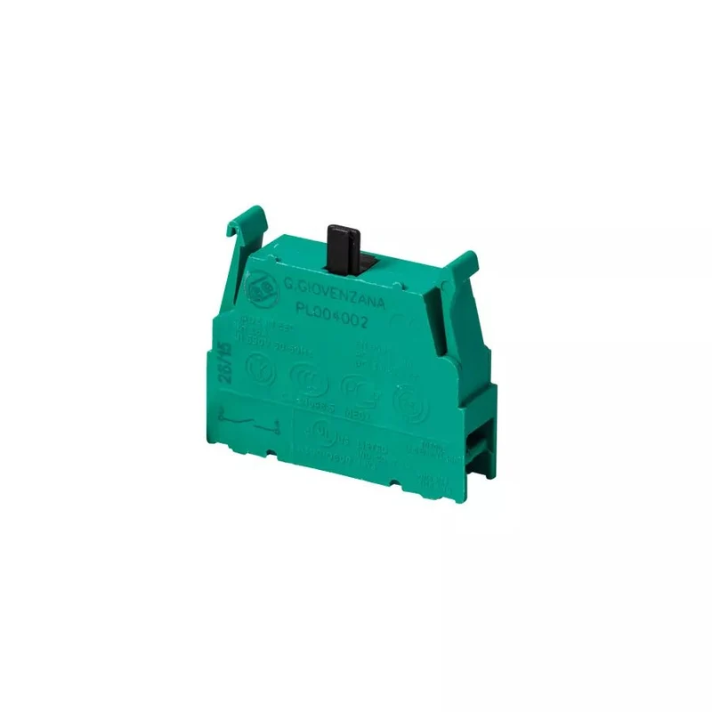 Giovenzana PL004002 Contact Block 1NO 16A Screw Terminals