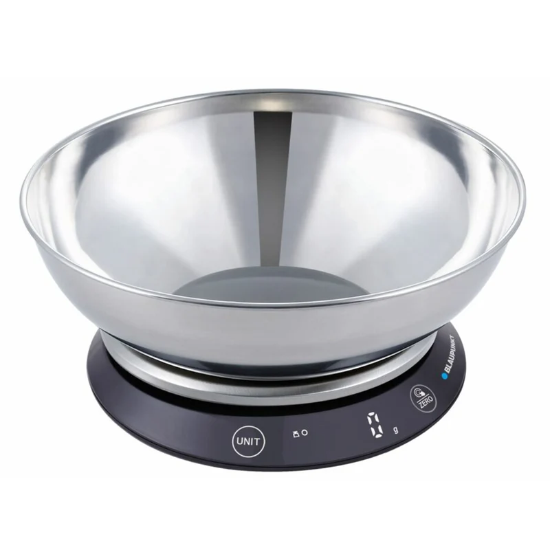 Digitale Küchenwaage mit 1,4L Abnehmbarer Schüssel max. 5kg Touch-Tasten