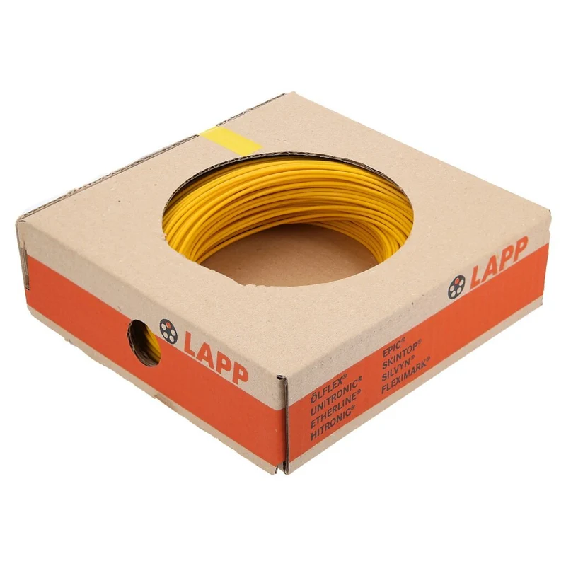 Lapp 4510113 H05V-K Flexible Cable 1.0mm² Yellow 100m