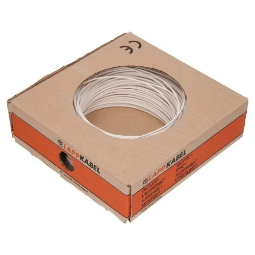 Lapp 4510053 H05V-K Flexible Cable 1.0mm² White 100m