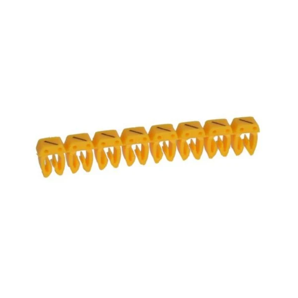 Legrand 038270 CAB3 Wire Marker '/' Yellow 0.5 to 1.5 mm² Strip of 30