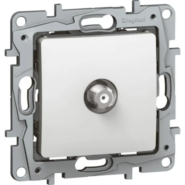 Legrand 664750 Niloé TV Socket Type F White