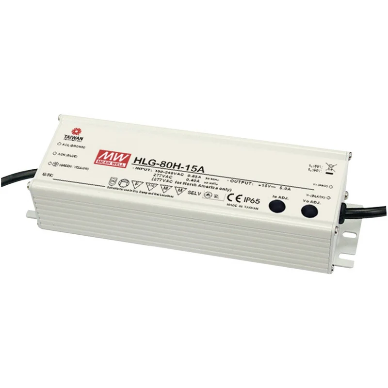 B-Ware MW LED-Treiber Netzteil Stromversorgung 24V 81W 3.4A dimmbar IP67 Metallgehäuse