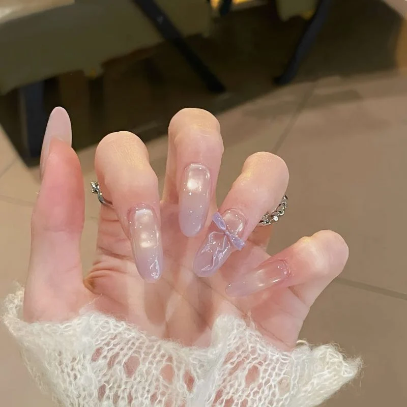 Chic Lange Gel-Nagelverlängerungen Karnz