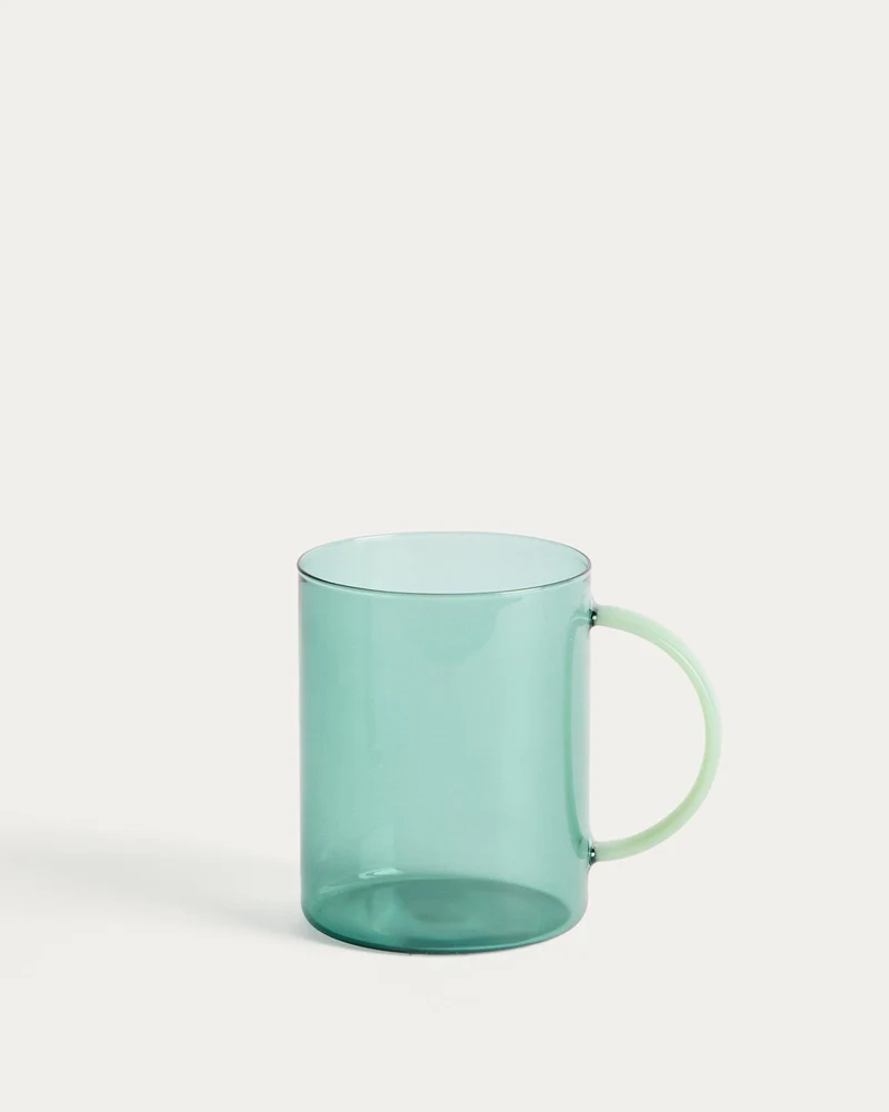 Tasse Micla aus grünem Glas