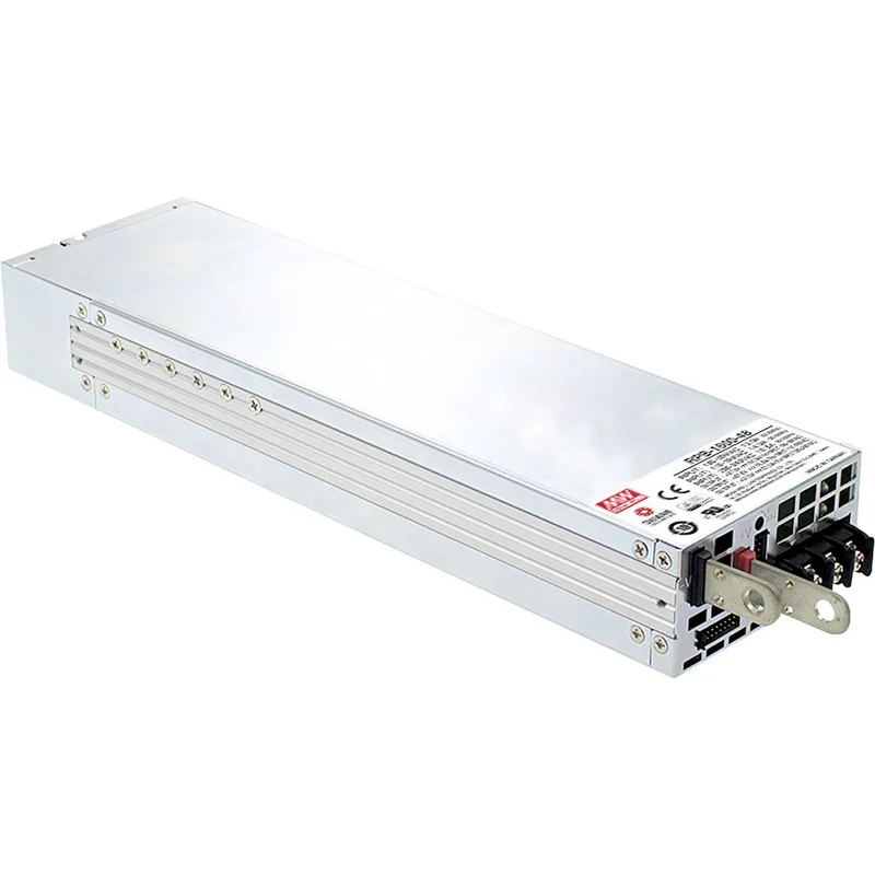 B-Ware MW Bleiakku-Ladegerät Akkulader 48V Ladestrom 27.5A Rackmontage programmierbar