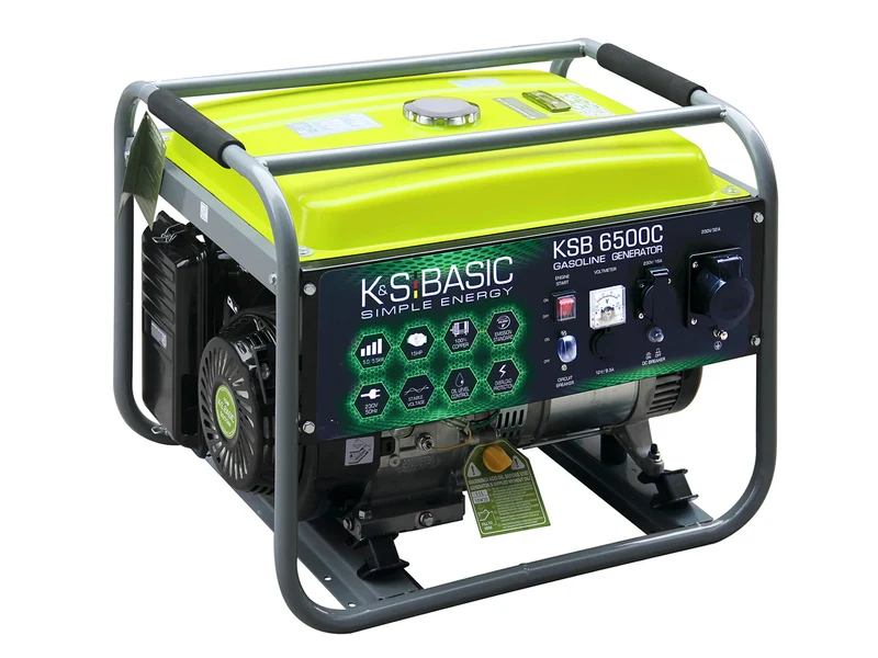 "Könner & Söhnen" Generator KSB 6500C - 5kW Nennleistung - Benzinmotor - 230V