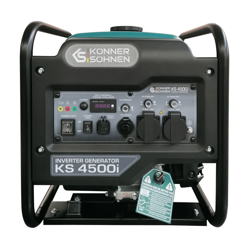"Könner & Söhnen" Inverter-Generator KS 4500i - 4.2kW Nennleistung - Benzinmotor - 230V