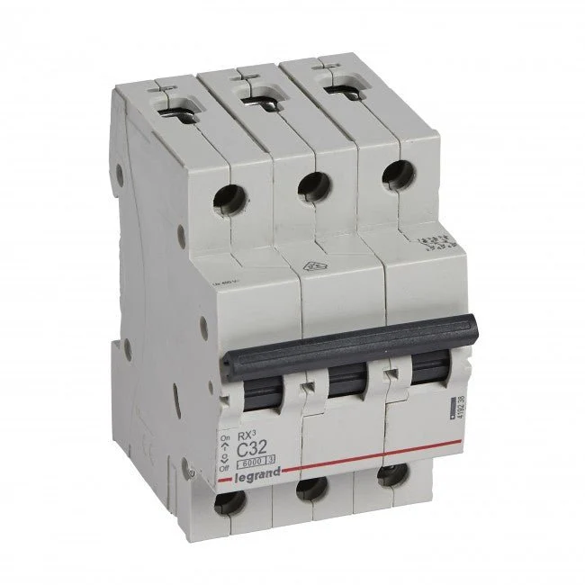 Legrand 419238 MCB RX³ 3P 32A Curve C 6kA DIN Rail