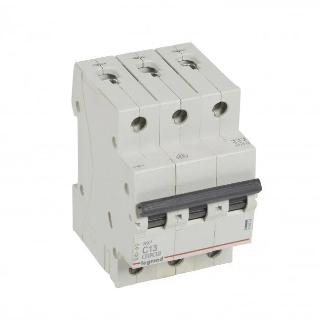 Legrand 419234 MCB RX³ 3P 13A Curve C 6kA DIN Rail
