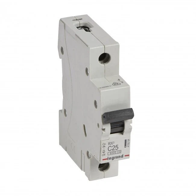 Legrand 419204 MCB RX³ 1P 25A Curve C 6kA DIN Rail