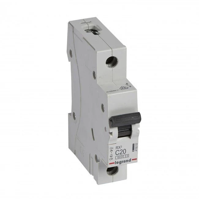 Legrand 419203 MCB RX³ 1P 20A Curve C 6kA DIN Rail