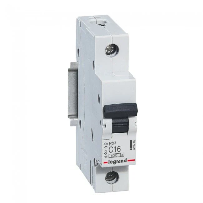 Legrand 419202 MCB RX³ 1P 16A Curve C 6kA DIN Rail