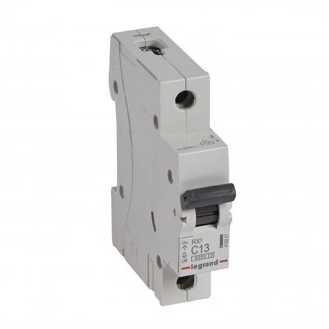 Legrand 419201 MCB RX³ 1P 13A Curve C 6kA DIN Rail