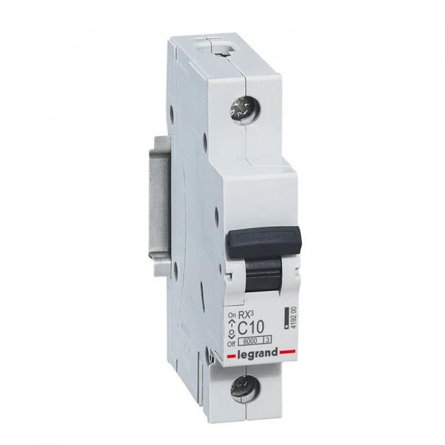 Legrand 419200 MCB RX³ 1P 10A Curve C 6kA DIN Rail