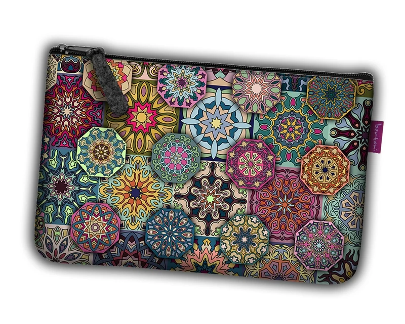 Taschenorganizer aus Filz Kulturbeutel mit Reißverschluss Kosmetiktasche für Make-Up Organizer Valencia