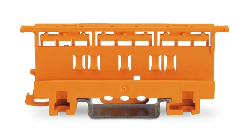 WAGO 221-500 DIN Rail Mounting Carrier 221 Series 4mm² Orange Pack of 10