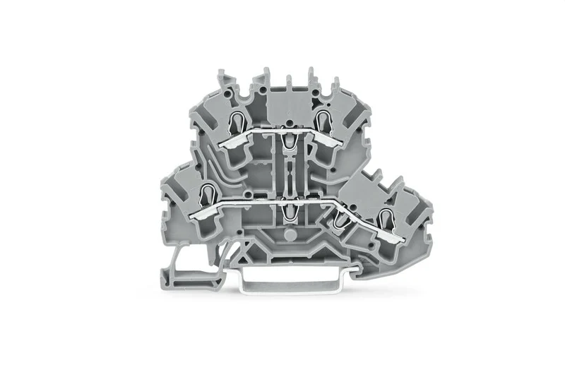 WAGO 2002-2201 TOPJOB S Double-Deck Terminal Block 2.5mm² 24A Grey - Pack of 50