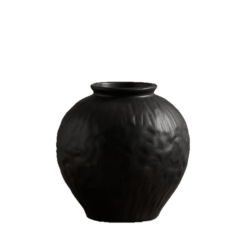 Elegante Keramikvase mit Struktur Karnz