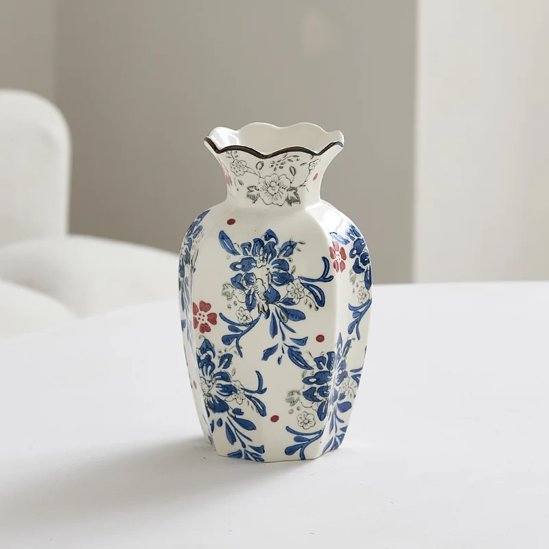 Elegante Keramik Blumenvase Karnz