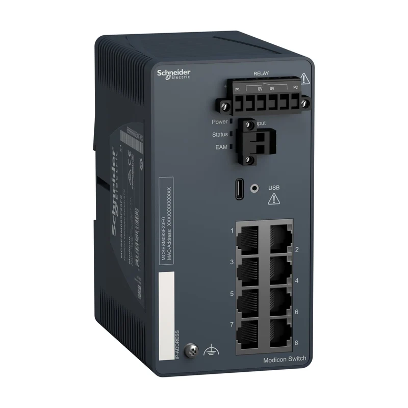 Schneider MCSESM083F23F0 Modicon Managed Switch - 8 ports for copper