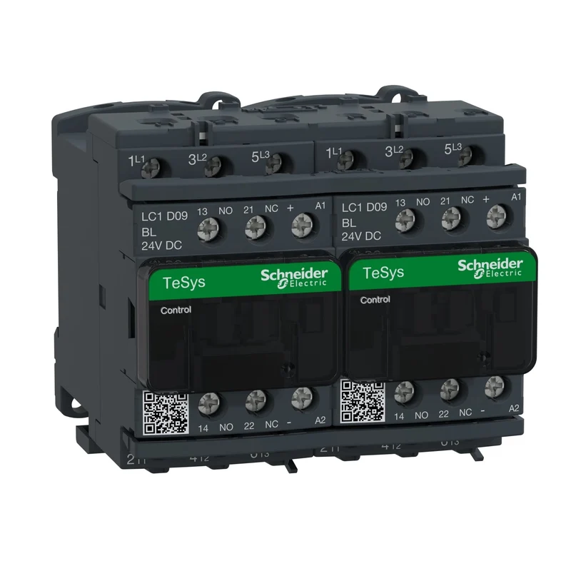 Schneider LC2D09BL TeSys D Reversing Contactor AC-3e Motor Control
