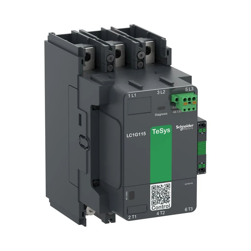 Schneider LC1G185KUEN TeSys Giga Contactor 3P 3NO 185A 100-250V AC/DC Coil