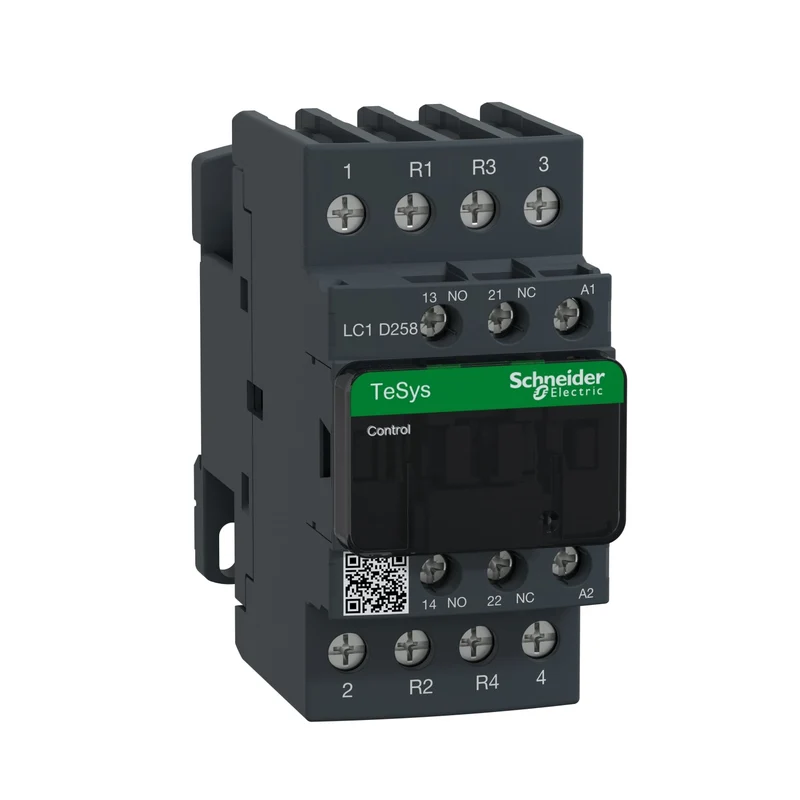 Schneider LC1D258P7 TeSys Contactor 4P 2NO+2NC 40A 230V AC Coil