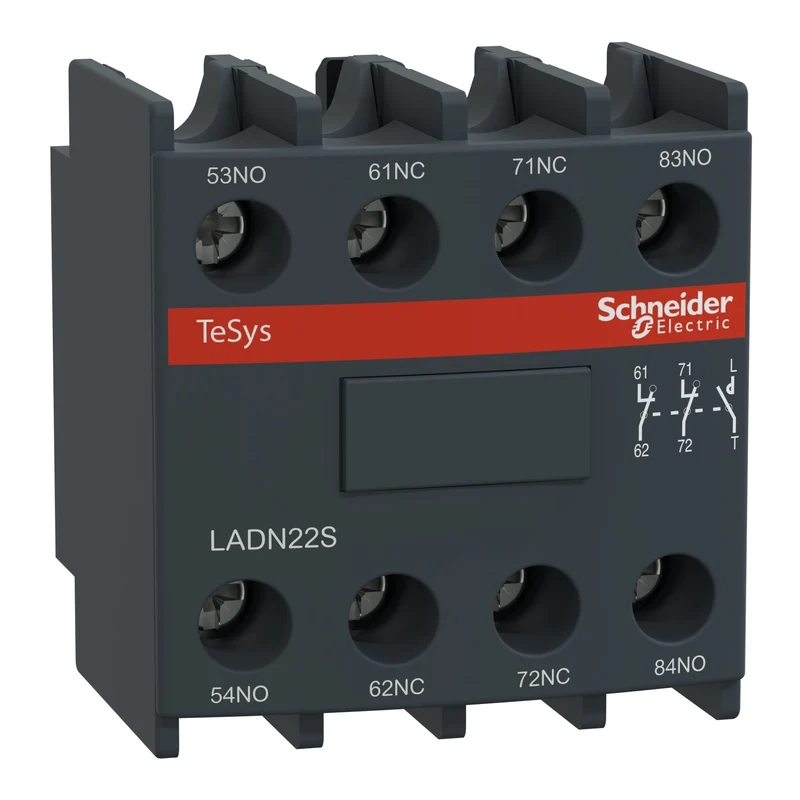 Schneider LADN22S Electric LADN22S TeSys Deca Auxiliary Contact Block 2NO+2NC
