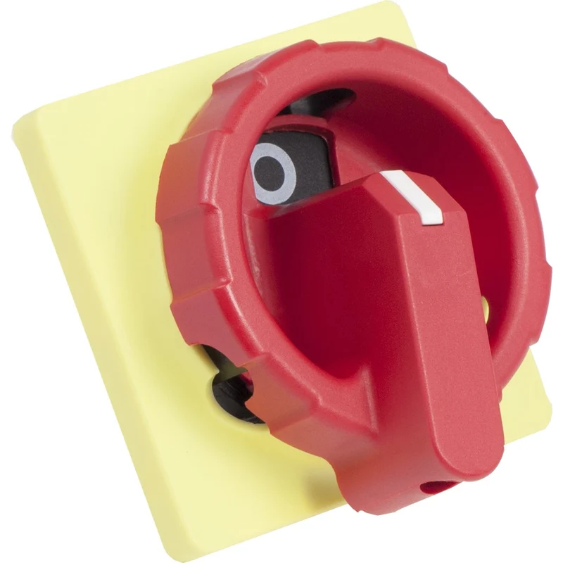 Schneider KCF2YZ TeSys VARIO - front and red rotary handle - 1 to 3 padlocking