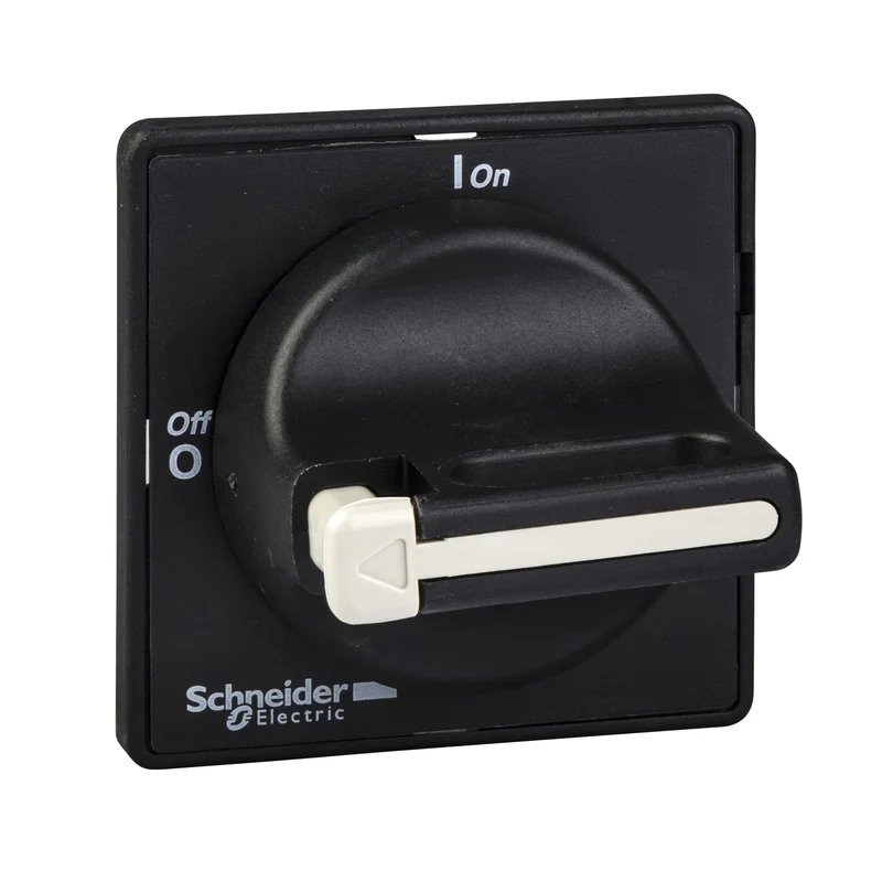 Schneider KAF2PZ TeSys VARIO - front and black rotary handle - 1 to 3 padlocking