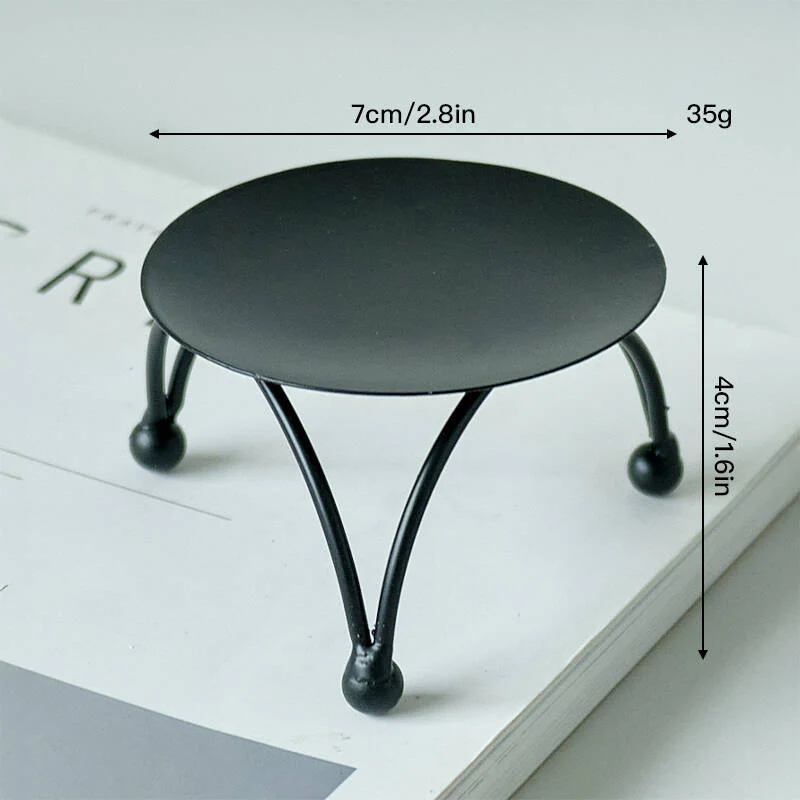 Dekorative Mini-Runde Standfuß Karnz