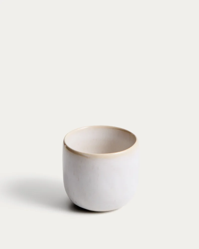 Tasse Uilo aus Keramik in Weiss