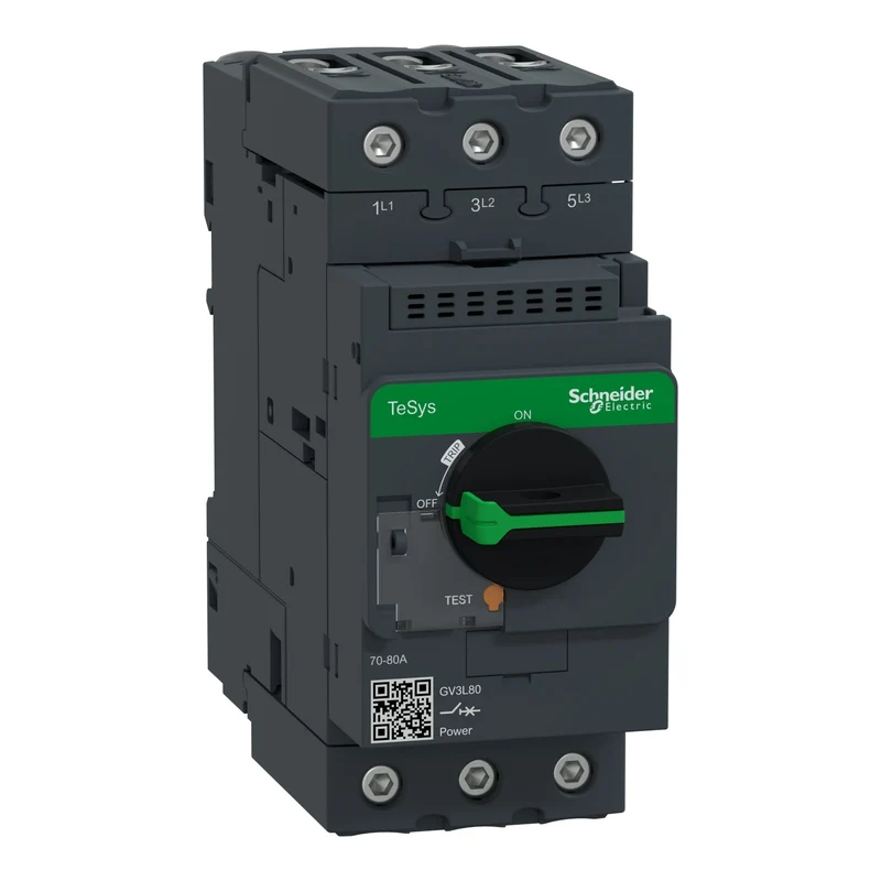 Schneider GV3L80 TeSys GV3 Motor Protection Circuit Breaker 3P 80A