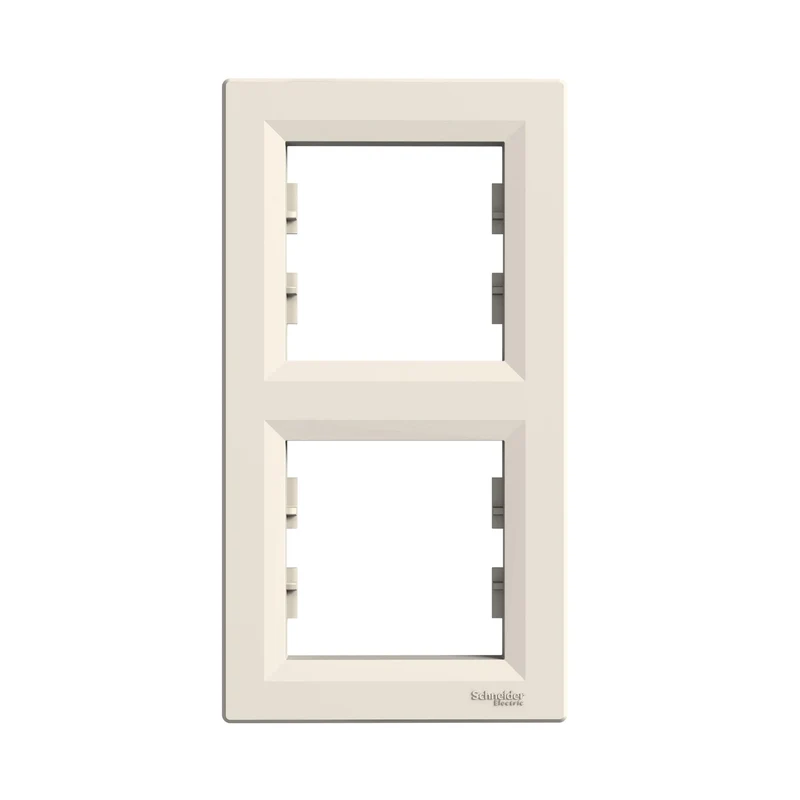 Schneider EPH5810223 Asfora Gang Cover Frame Cream
