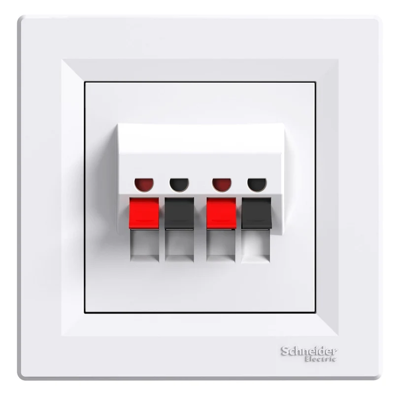 Schneider EPH5700121 Asfora Single RJ11 Telephone Outlet White
