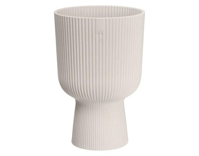 ELHO Pflanzengefäss Vibes fold Coupe ø 14 cm leinenweiss