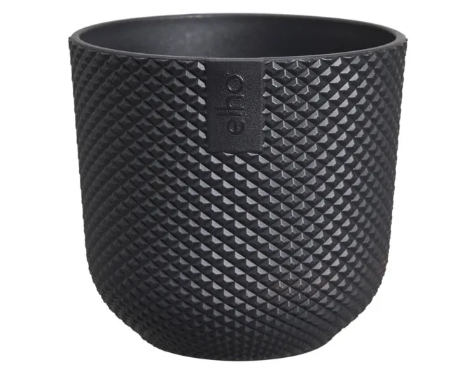 ELHO Pflanzengefäss Jazz mini ø 9 cm schwarz