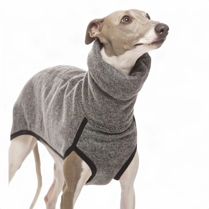 Hundemantel aus Sweatshirt-Stoff mit Taschen